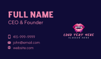 Sexy Lips Vampire Business Card Preview