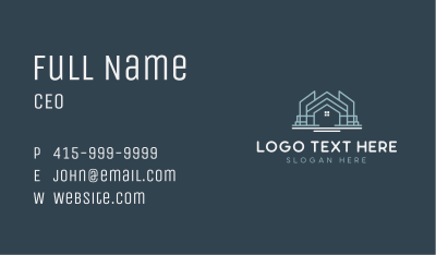 Property Roofing Renovation Business Card Image Preview