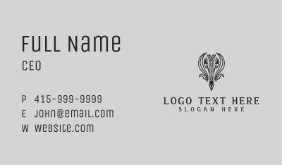 Polynesian Tattoo Artist Business Card Image Preview