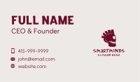 Grunge Punk Skull Business Card Image Preview