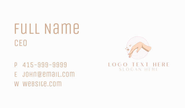 Beauty Nail Salon Business Card Design Image Preview