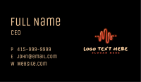 Funky Audio Wave Business Card Image Preview