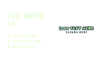 Modern Quirky Brand Business Card Image Preview