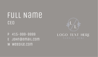 Letter Elegant Classic Business Card Image Preview