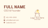 Lamp Desk Fixture Business Card Image Preview