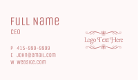 Fashion Store Wordmark Business Card Image Preview