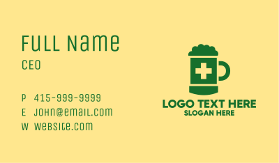 Beer Medicine  Business Card Image Preview