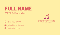 Media Music Note Business Card Image Preview