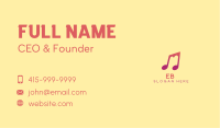 Media Music Note Business Card Image Preview