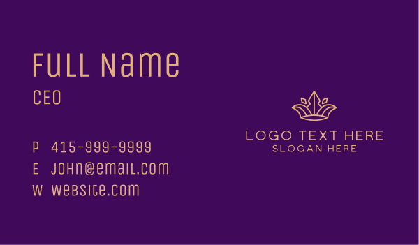 King Royalty Crown Business Card Design Image Preview