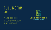 Circuit Maze Letter G Business Card Image Preview