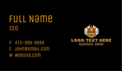 King Smoking Vape Business Card Image Preview