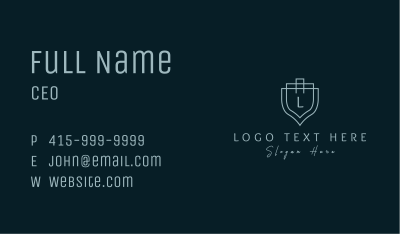 Deluxe Shield Company  Business Card Image Preview
