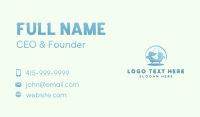 Sofa Broom Cleaning Business Card Design