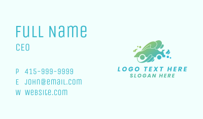 Vehicle Water Wash Business Card Image Preview