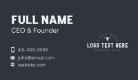 Vintage Gothic Pub Wordmark Business Card Preview