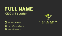 Podcast Mic Sound Business Card Image Preview