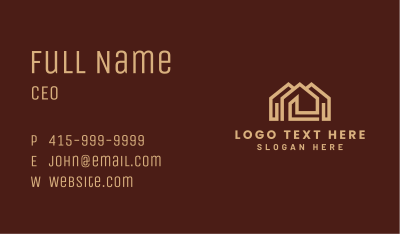 Deluxe Apartment Real Estate Business Card Image Preview