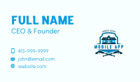 Pressure Washer Disinfection Business Card Image Preview