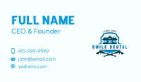 Pressure Washer Disinfection Business Card Image Preview