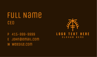 Tribal Geometric Letter A Business Card Image Preview