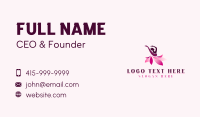 Ballet Dancing Woman Business Card Preview