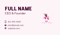 Ballet Dancing Woman Business Card Image Preview