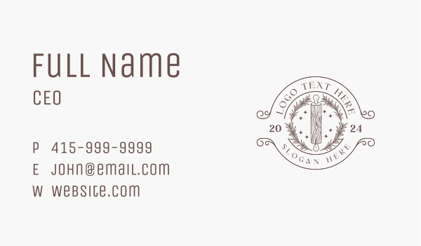 Rustic Rolling Pin Bakeshop Business Card Design Image Preview