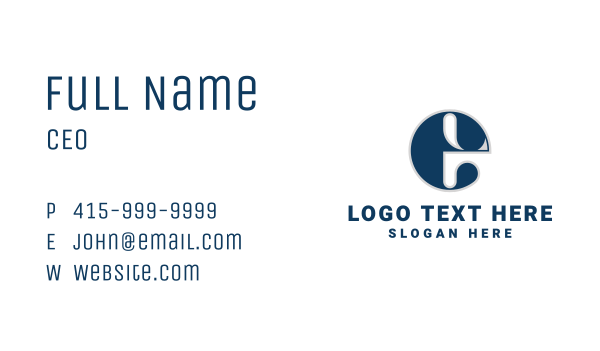 Corporate Agency Letter C & E Business Card Design Image Preview