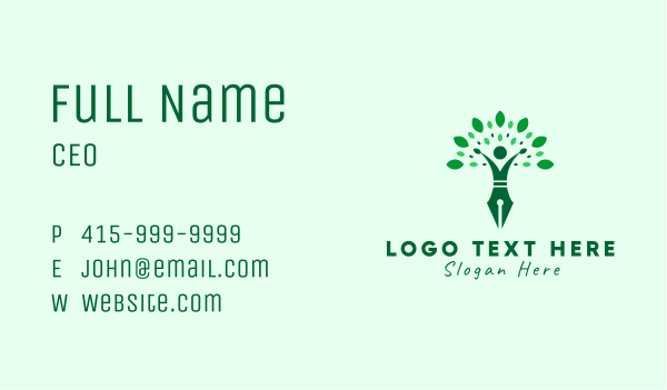 Human Environment Columnist Business Card Design Image Preview