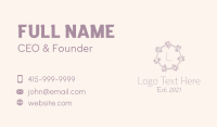 Flower Decoration Lettermark Business Card Image Preview