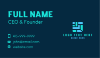 Tech Square Maze Business Card Image Preview