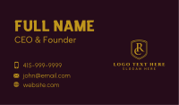 Legal Firm R & C Monogram Business Card Design