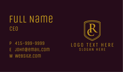 Legal Firm R & C Monogram Business Card Image Preview