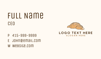 French Bread Bakeshop Business Card Image Preview