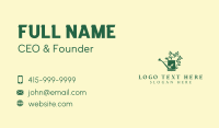 Watering Can Garden Plant Business Card Design