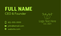 Minimalist Olive Branch Business Card Image Preview
