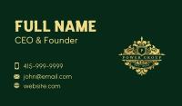 Royal Vine Shield Business Card Image Preview