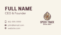 Coffee Bean Drip Business Card Image Preview