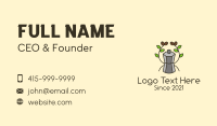 Organic Coffee Maker  Business Card Image Preview