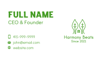 Green Leaf House Business Card Image Preview