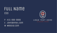 Nautical Anchor Lifesaver Emblem Business Card Image Preview