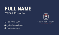 Nautical Anchor Lifesaver Emblem Business Card Image Preview