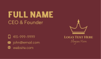 Crown Candle Light Business Card Image Preview