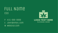 Cannabis Castle Company Business Card Image Preview