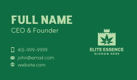 Cannabis Castle Company Business Card Image Preview