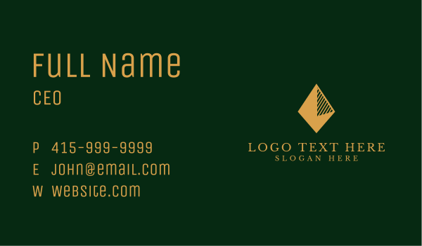 Luxury Fintech Bank Business Card Design Image Preview