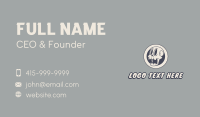 Retro Cartoon Skull Business Card Image Preview