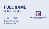America Eagle Wing Frame Business Card Image Preview