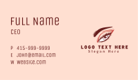 Sexy Woman Eyelash Business Card Image Preview